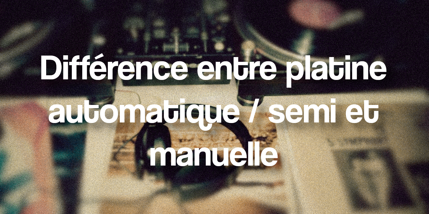 Difference entre auto manuelle